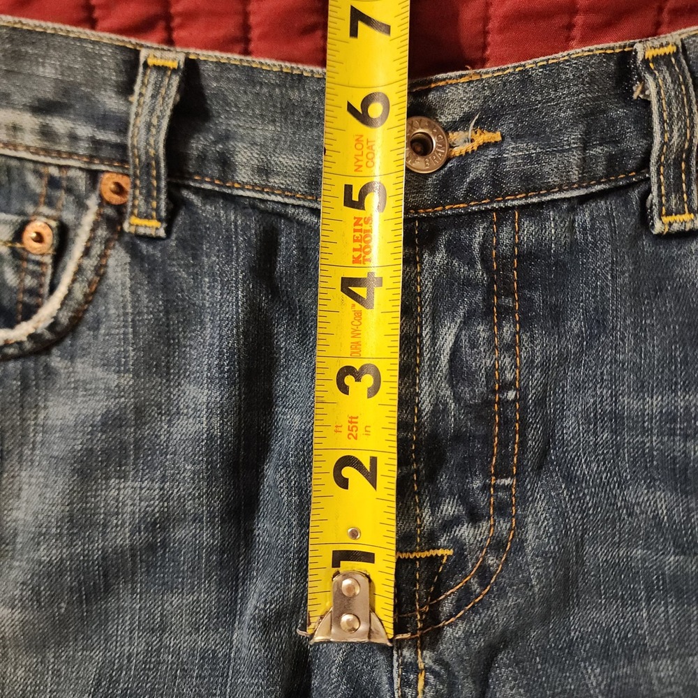 Lucky Brand Easy Rider Jeans Womens 6/28 Made USA Bootcut Y2K Gene Montesano - Picture 9 of 11